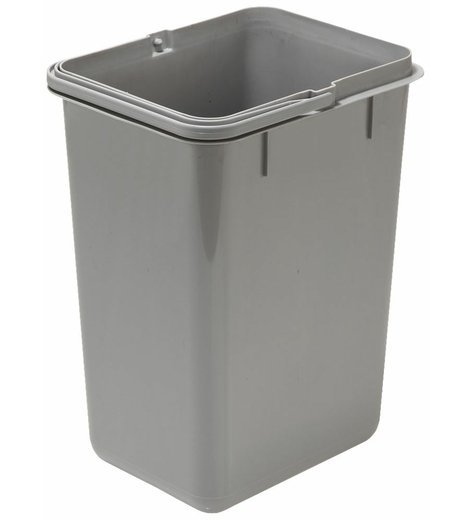 Plastový koš s rukojetí o objemu 8 L, šedý, Elletipi SECCHIO DIFF PI