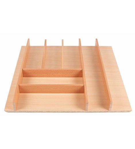 Příborník pro zásuvky 60 cm, dřevěný, barva buk, Elletipi Wood Line PLA N50060 BLT18