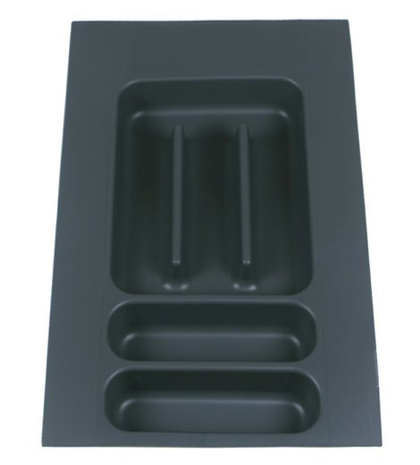 Příborník do zásuvky o šířce 30 cm, černý , s možností upravení rozměru oříznutím, R130